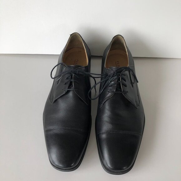 FLORSHEIM Men's Leather Cap Toe Dress Shoe Lace Up Oxford Cushion Footbed 10.5 D - Picture 4 of 16